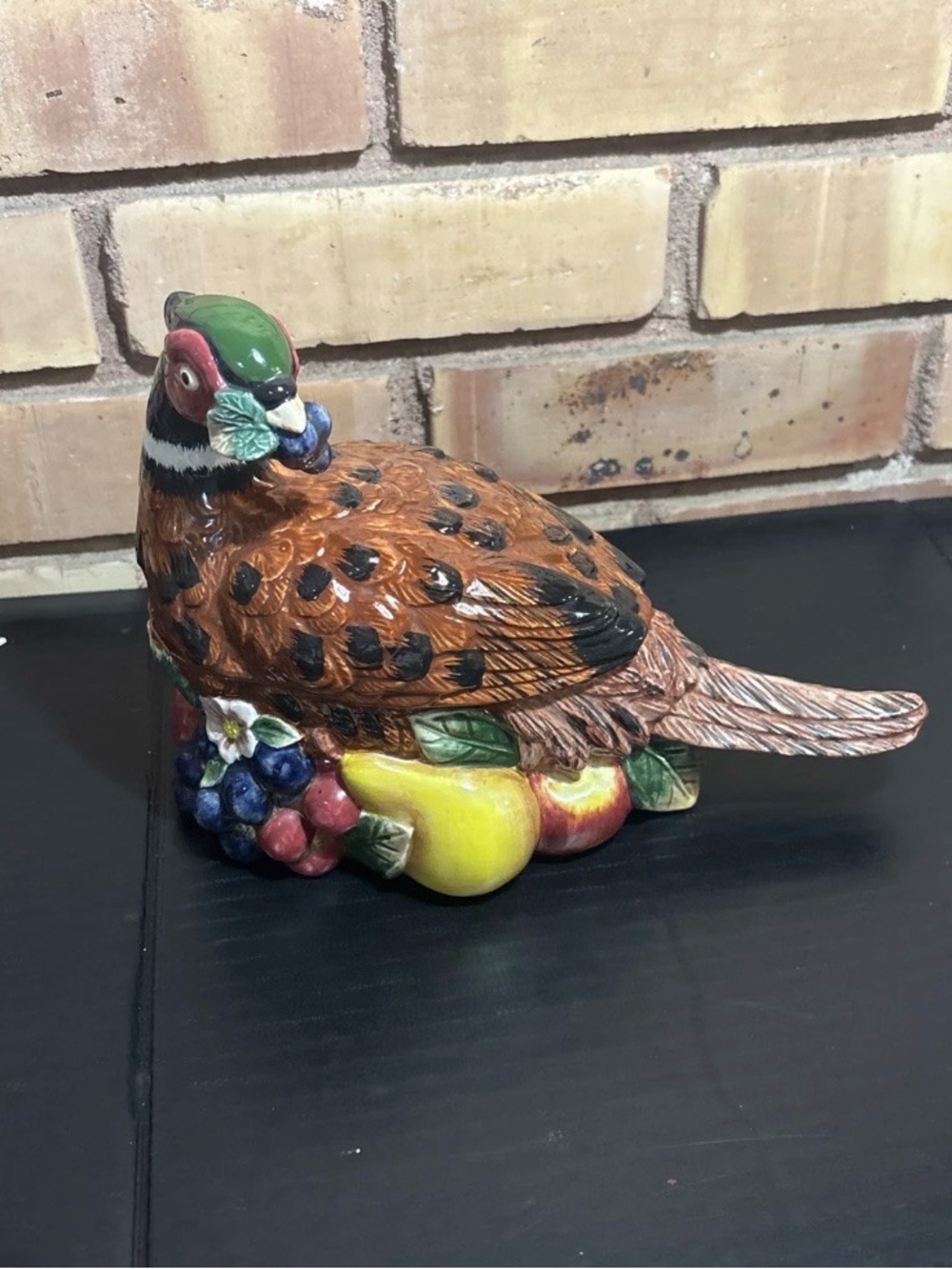 Fitz & Floyd Omnibus Pheasant Soup Tureen w/ Lid Without Ladle Thanksgiving 1997